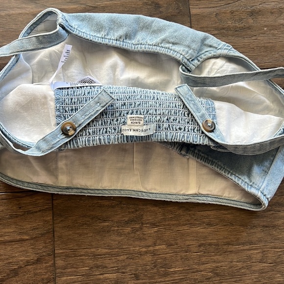 American Eagle denim crop top - Picture 3 of 4